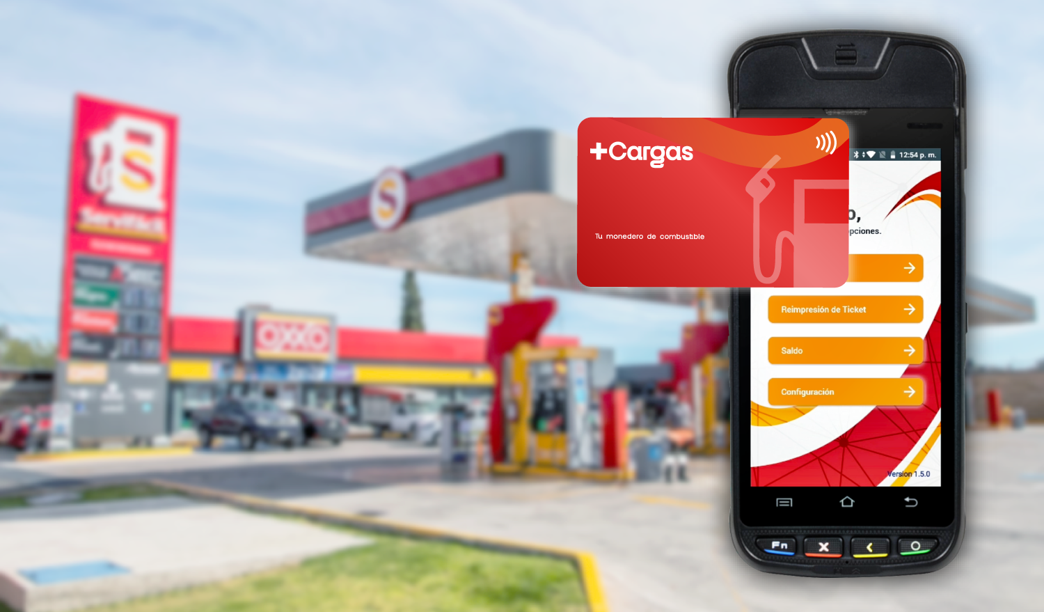 Estación Servifácil con aplicación +Cargas